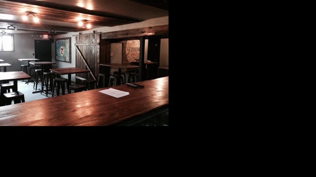 
The basement “speakeasy” at the new Dempsey’s Burger Pub
