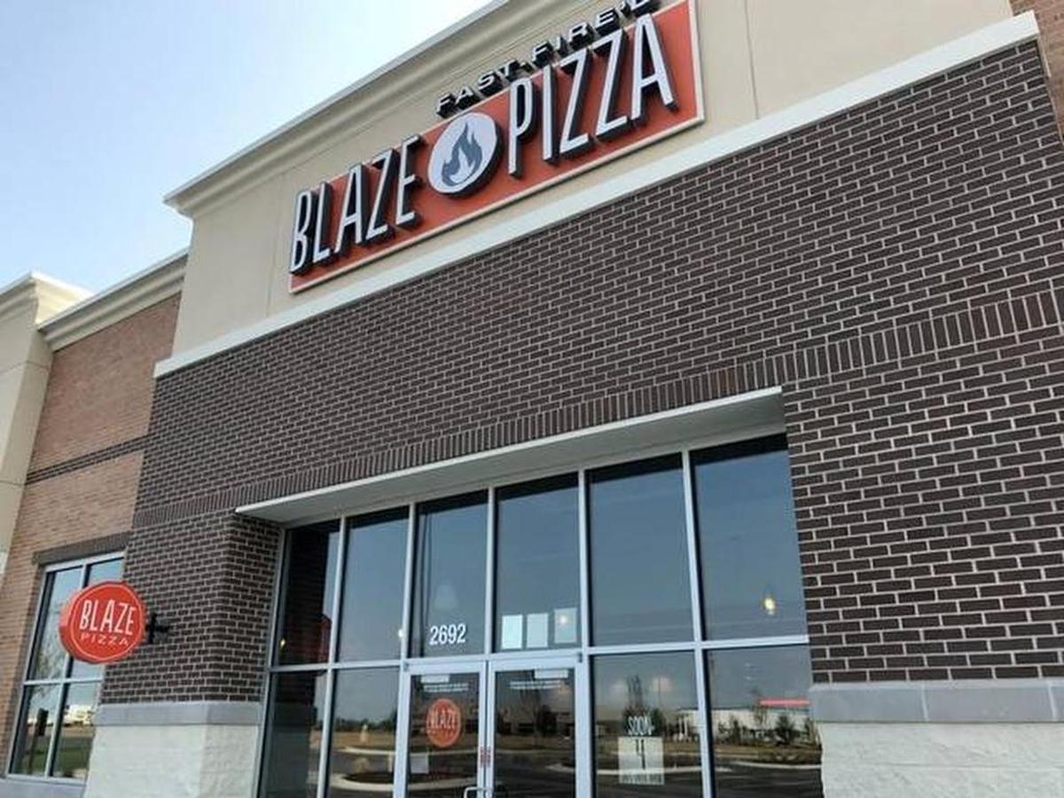 Blaze Fast-Fired Pizza opened in September 2017 in Greenwich Place.