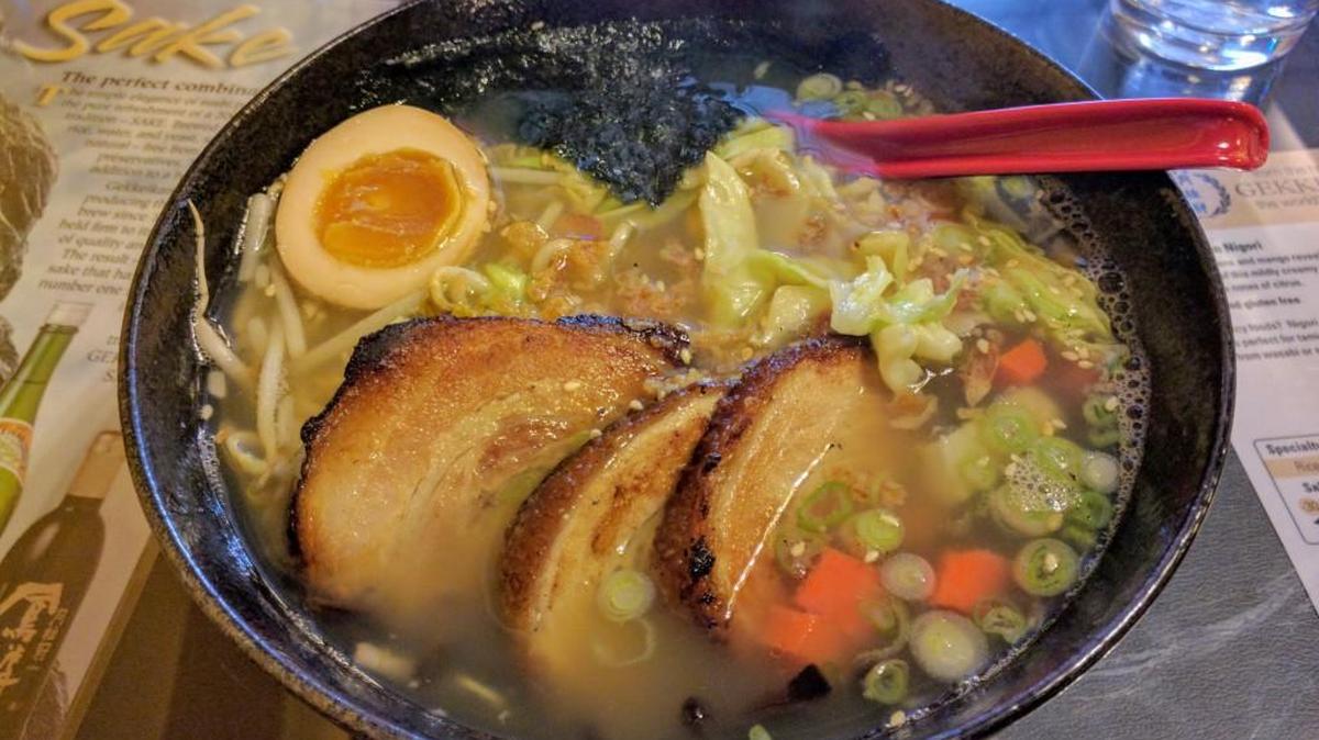Tonkotsu ramen from Sakura Japanese Cuisine