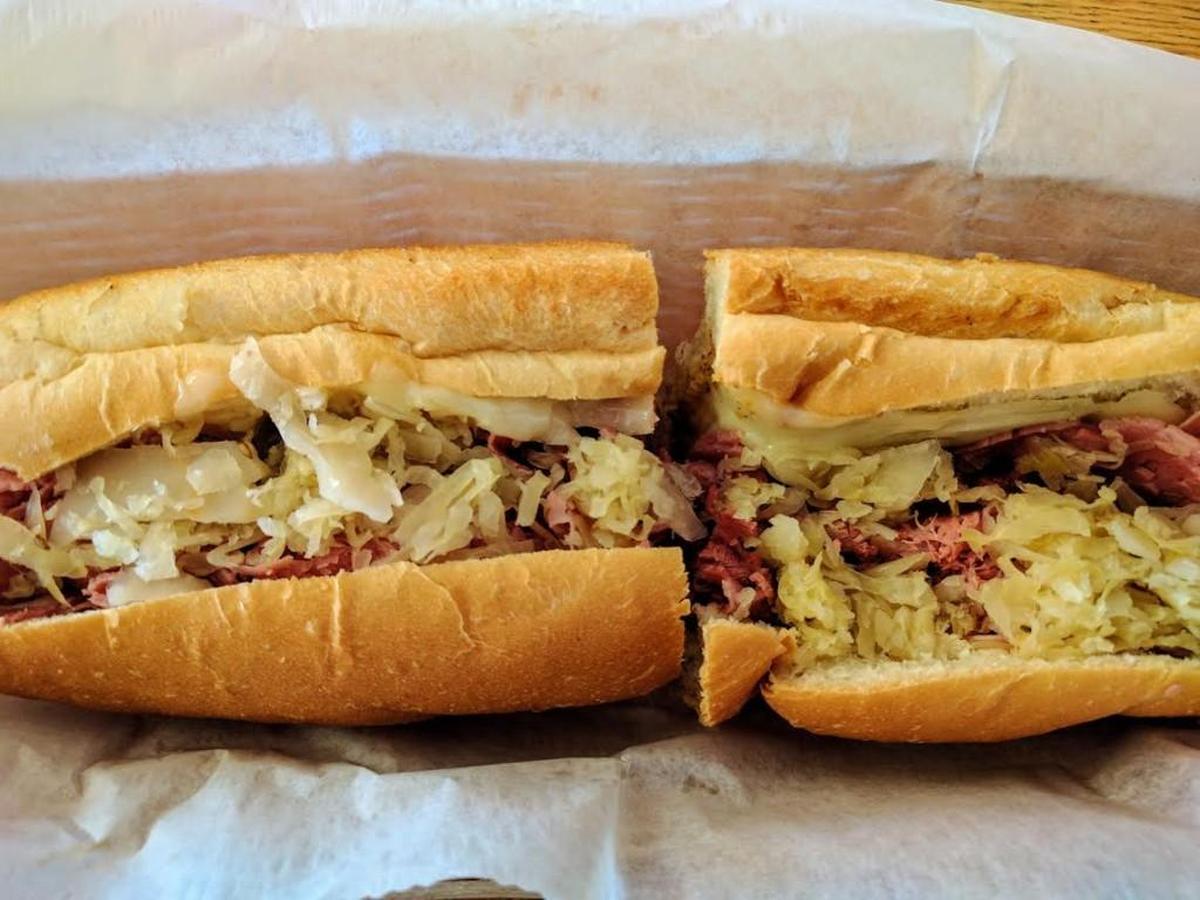 The Grinder Man’s Reuben sandwich 