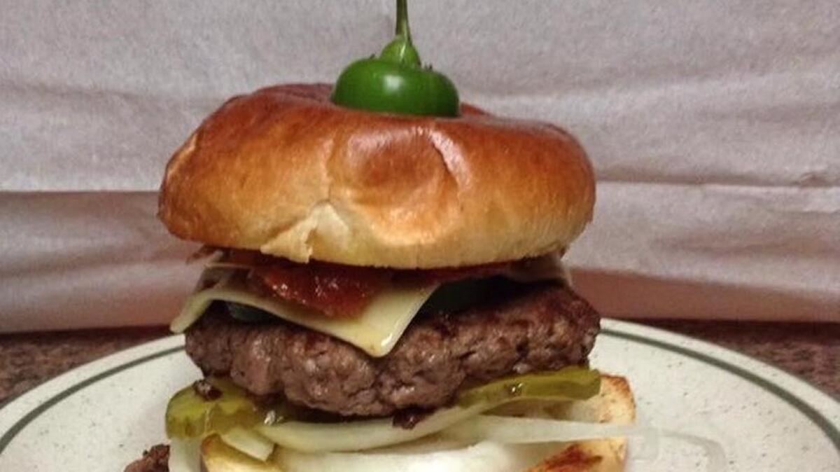 The Tijuana Burger at Walt’s Bar & Grill has japalenos cooked on the inside.