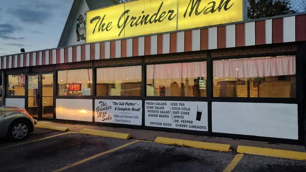 The Grinder Man operates out of a Valentine Diner near Pawnee and Broadway.
