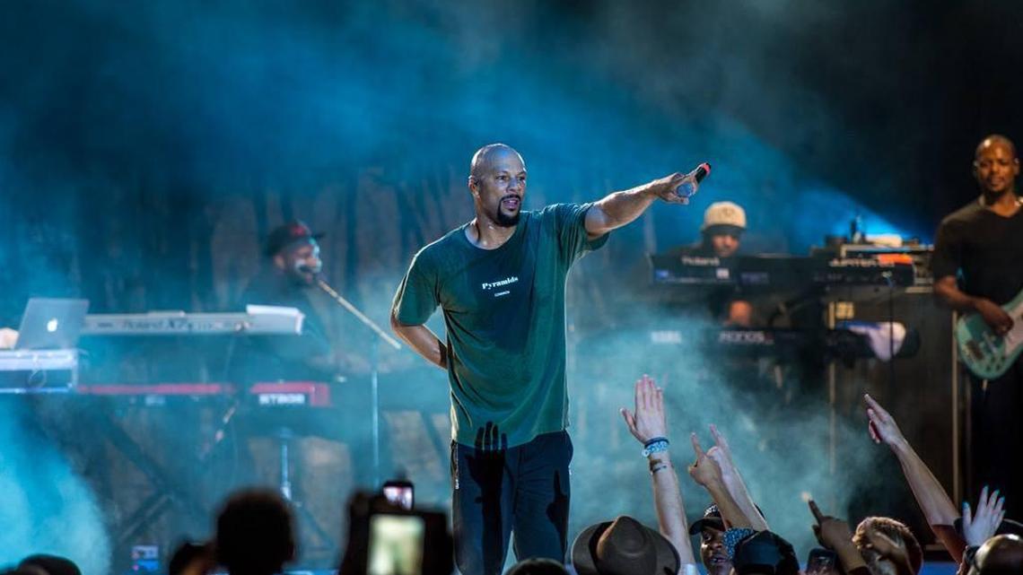 Rap star Common drew an estimated crowd of 25,000 downtown during the 2017 Wichita Riverfest.