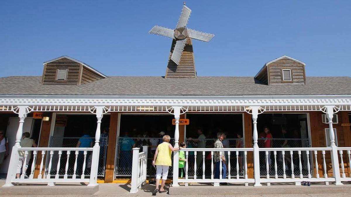
Ye Old Mill has been in operation at the Kansas State Fair since 1915. 
