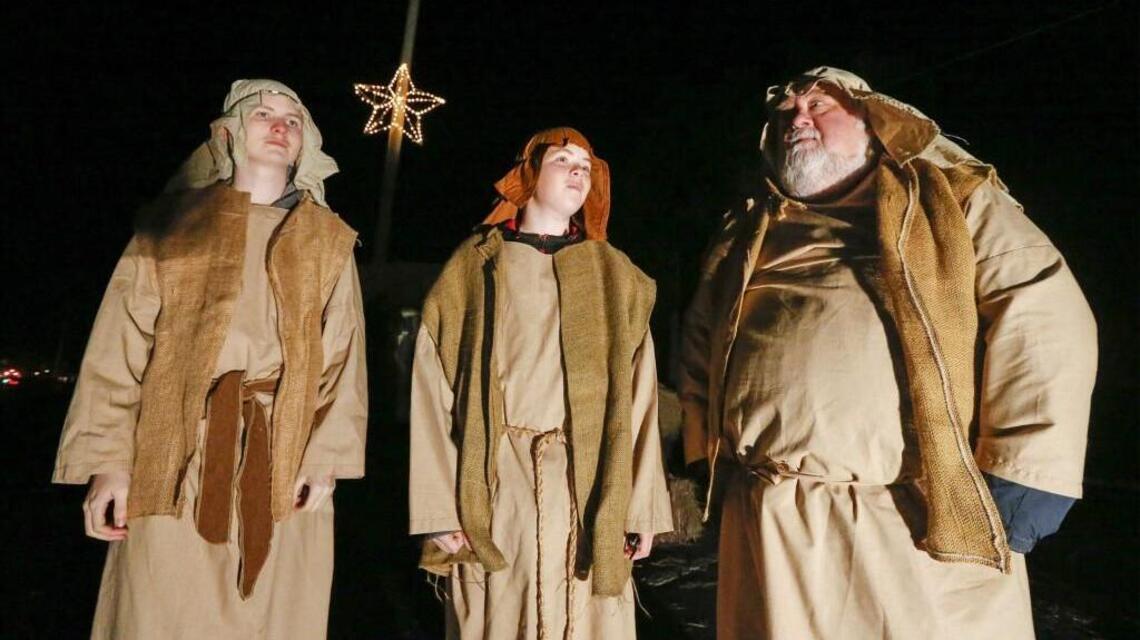 Celebrations of living nativities include sometimes-uncooperative live animals