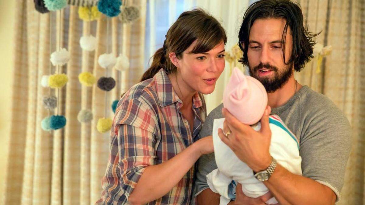 Mandy Moore plays Rebecca and Milo Ventimiglia is Jack in “This Is Us.”