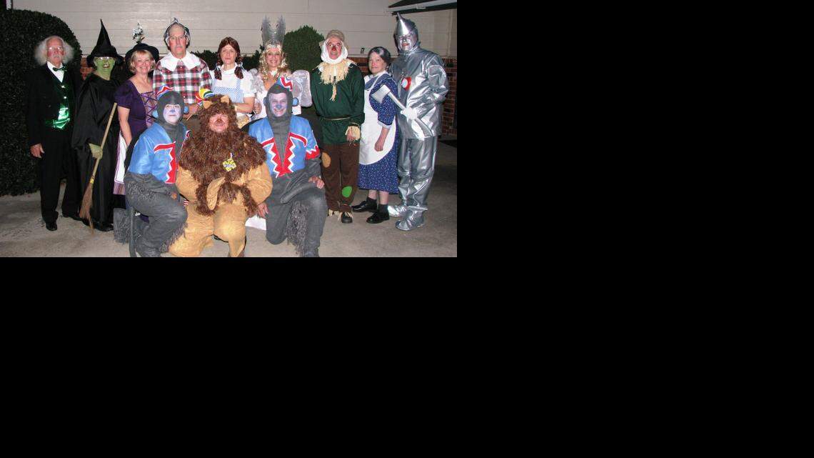 
Rebecca Kinsch’s family won a prize for their “Wizard of Oz” costumes.

