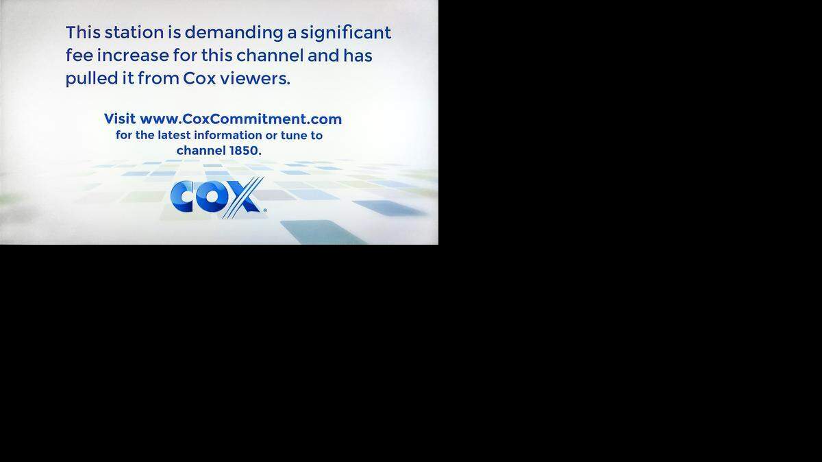
KAKE programming is currently unavailable on Cox Cable. (Jan. 7, 2015) 
