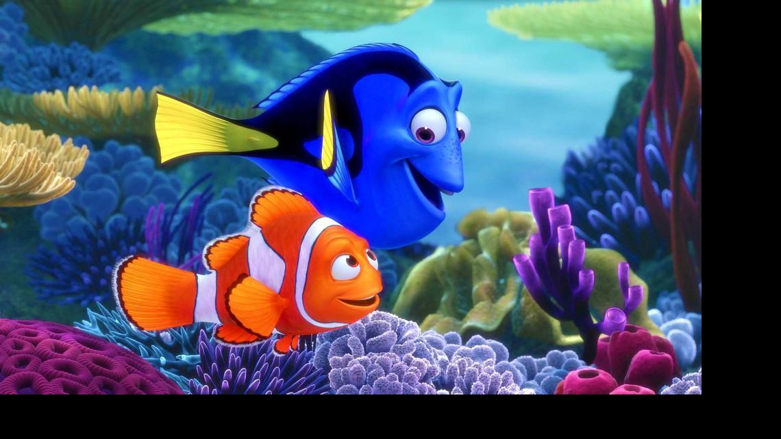 
Marlin and Dory go on a quest in “Finding Nemo.”
