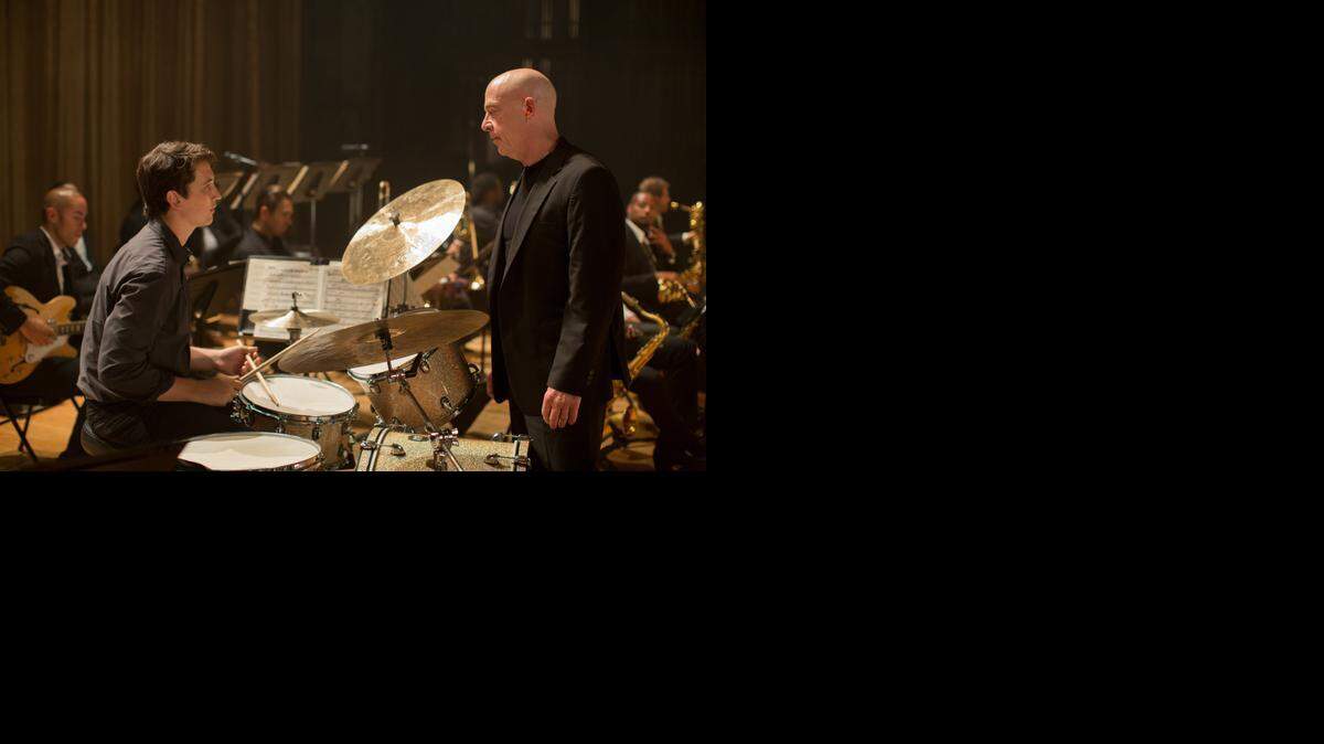 
Miles Teller, left, and J.K. Simmons star in “Whiplash.”
