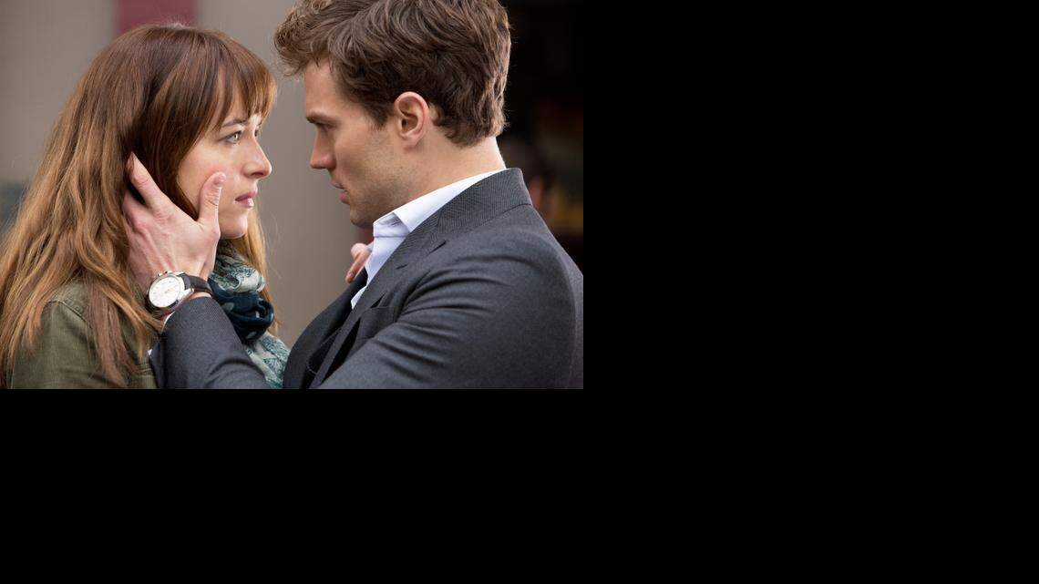 
Dakota Johnson and Jamie Dornan star in “Fifty Shades of Grey,” the film adaptation of the steamy novel.
