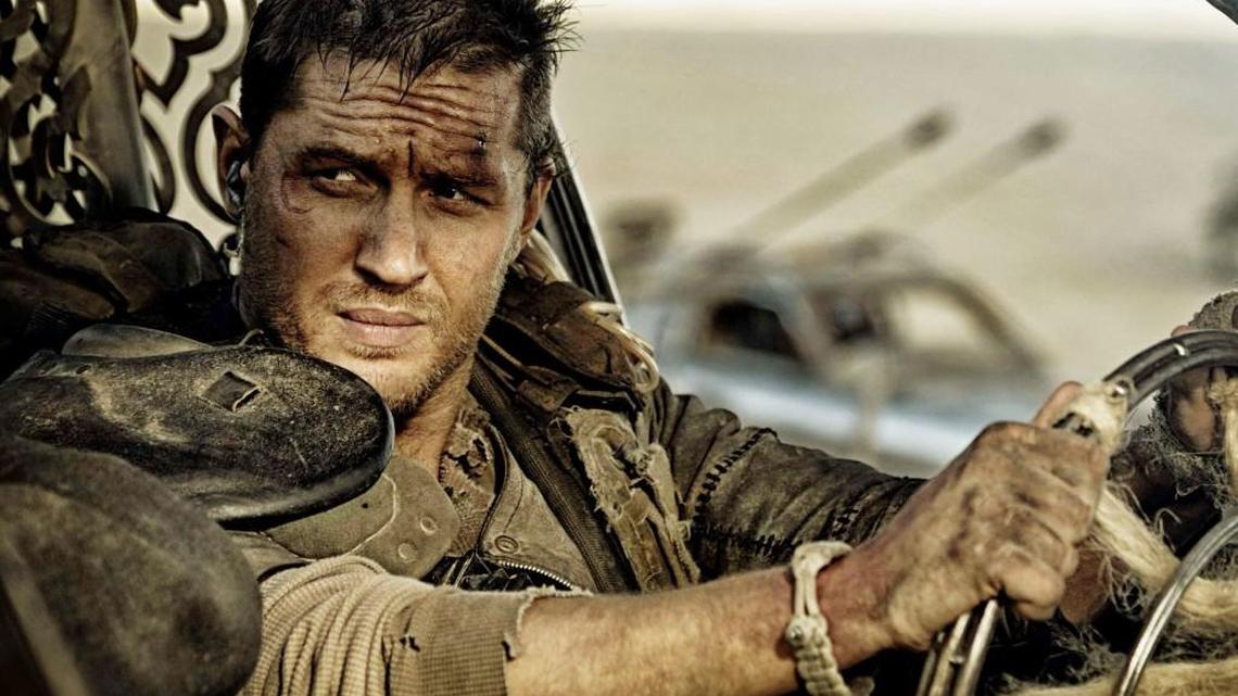 Tom Hardy navigates a post-apocalyptic future in “Mad Max: Fury Road.”