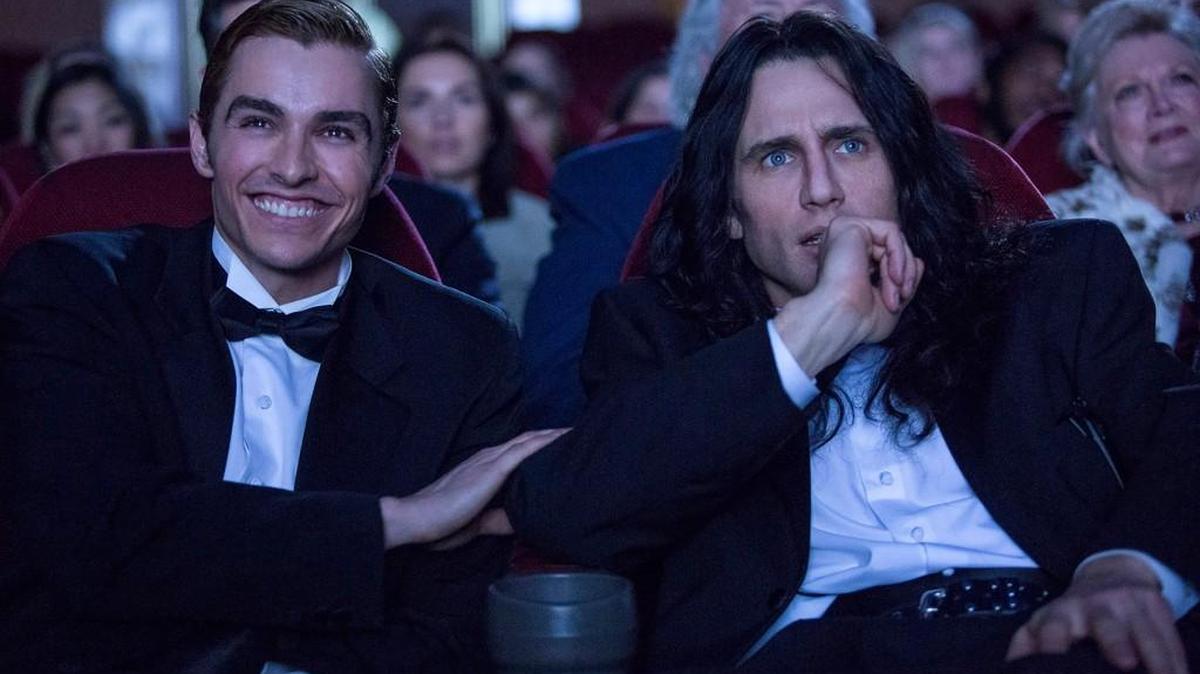 Dave Franco, left, and James Franco star in “The Disaster Artist.”