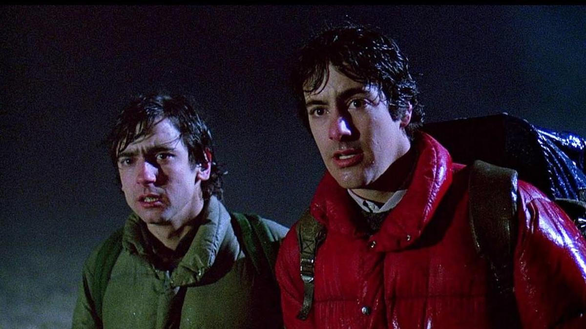 Griffin Dunne, left, and David Naughton star in “An American Werewolf in London.”
