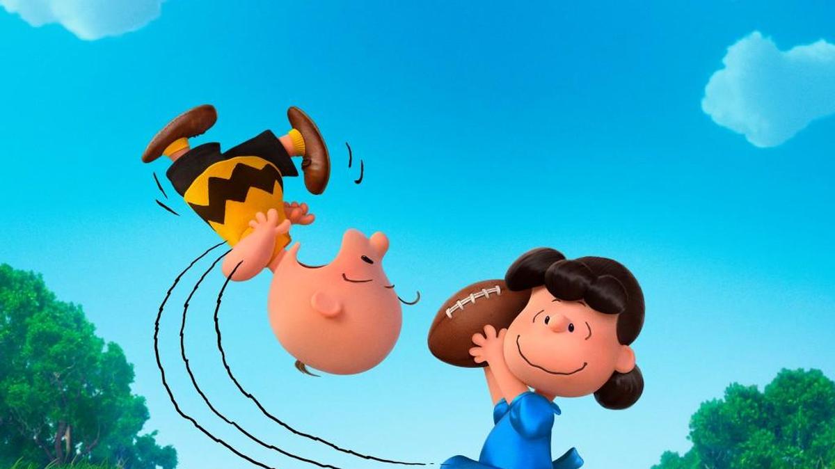 Charlie Brown falls for Lucy’s prank again in “The Peanuts Movie.”