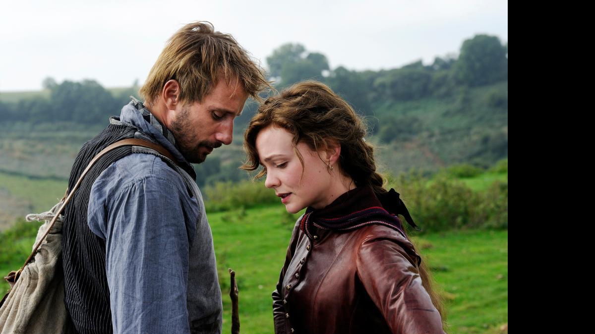
Gabriel (Matthias Schoenaerts) works for Bathsheba (Carey Mulligan) maintaining her farm, but there are deeper feelings involved in “Far From the Madding Crowd.”

