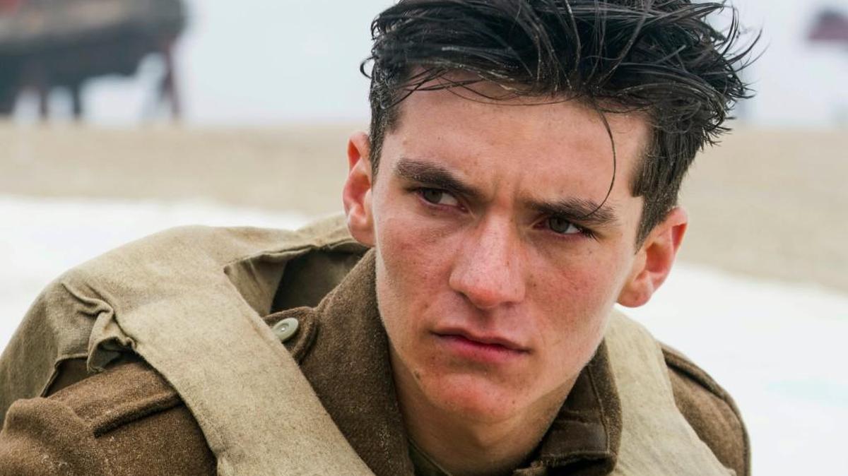 Fionn Whitehead stars in “Dunkirk.”
