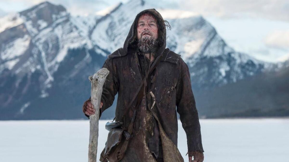 After being left for dead, frontiersman Hugh Glass (Leonardo DiCaprio) vows revenge in “The Revenant.”