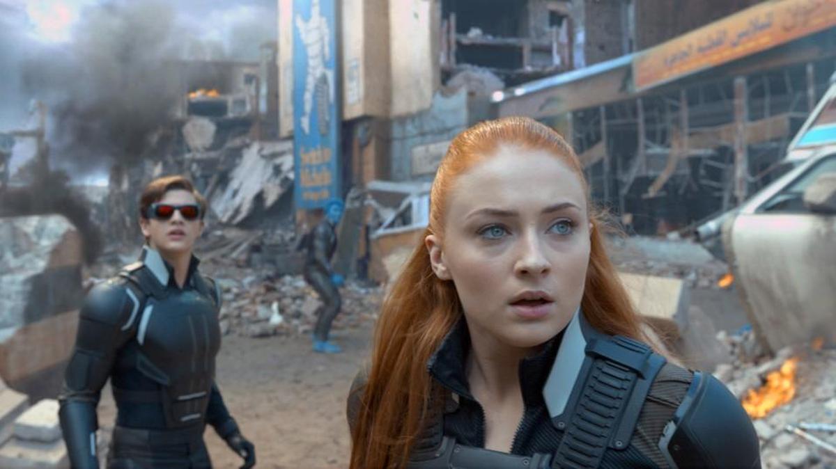 Cyclops (Tye Sheridan) and Jean Grey (Sophie Turner) in “X-Men: Apocalypse.”