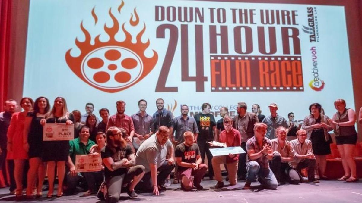 Award winners from last year’s “Down to the Wire: 24 Hour Film Race.”