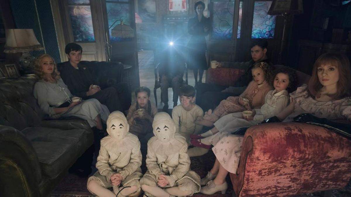 The film “Miss Peregrine’s Home for Peculiar Children” features a boy named Jake who uncovers a secret refuge for children with unusual abilities.