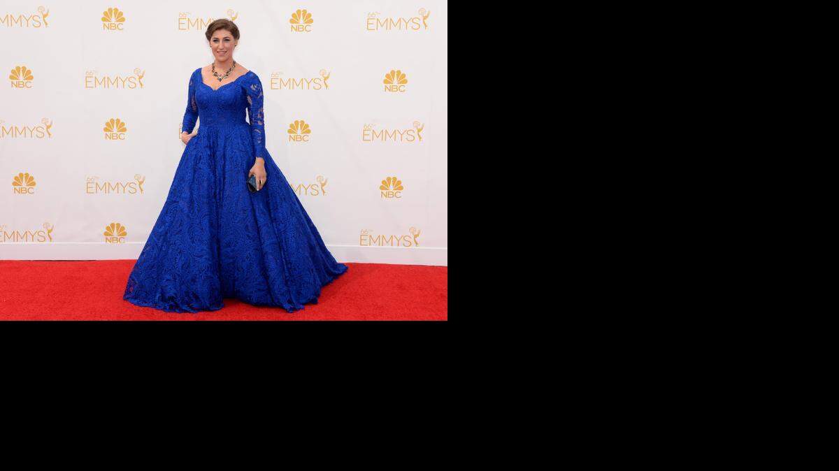 
We’ll always have love for “Blossom,” but this dress tragically ages Mayim Bialik (the hair helps with that, too) and does nothing for her curves.
