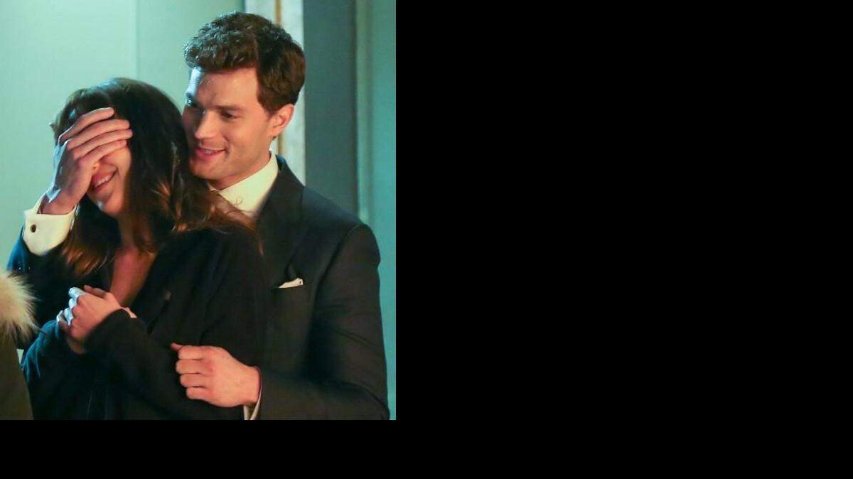 
Dakota Johnson and Jamie Dornan star in “Fifty Shades of Grey.”
