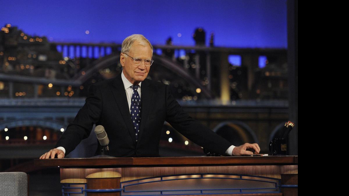 
In this image released by CBS, David Letterman appears during a taping of his final "Late Show with David Letterman," May 20, 2015 at the Ed Sullivan Theater in New York. 
