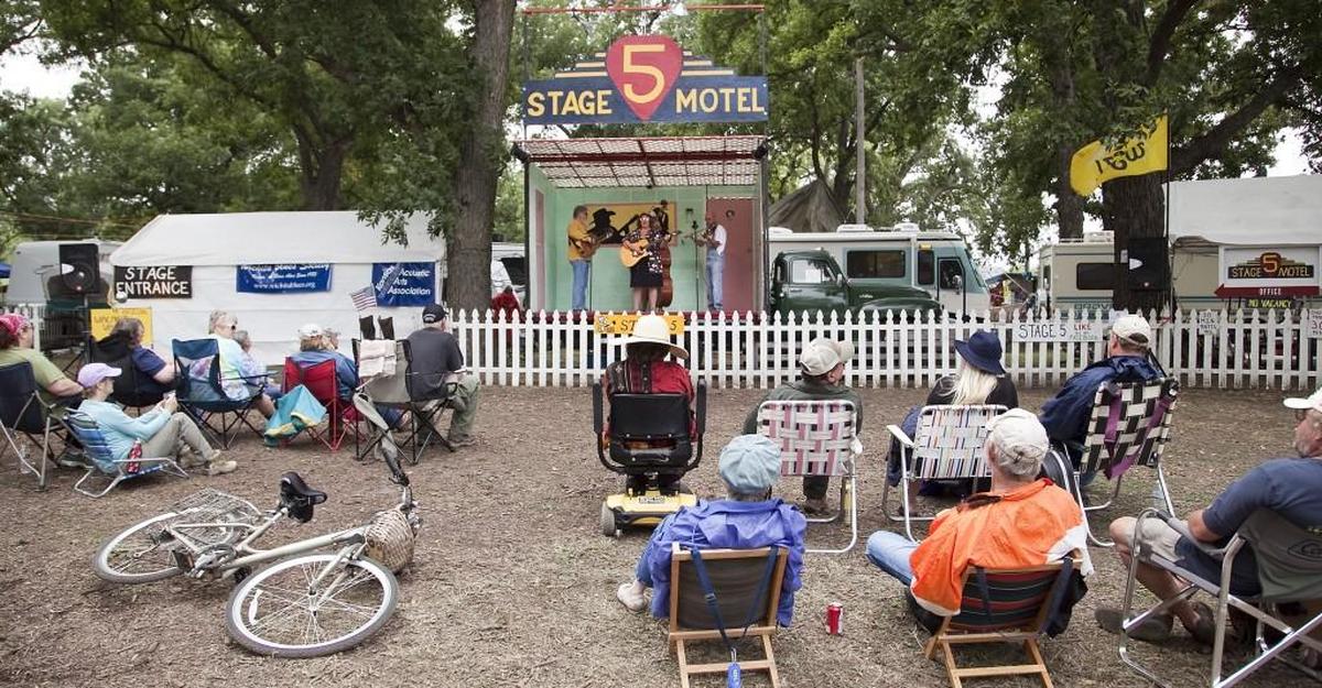 The annual Walnut Valley Festival, in Winfield is back on this year.