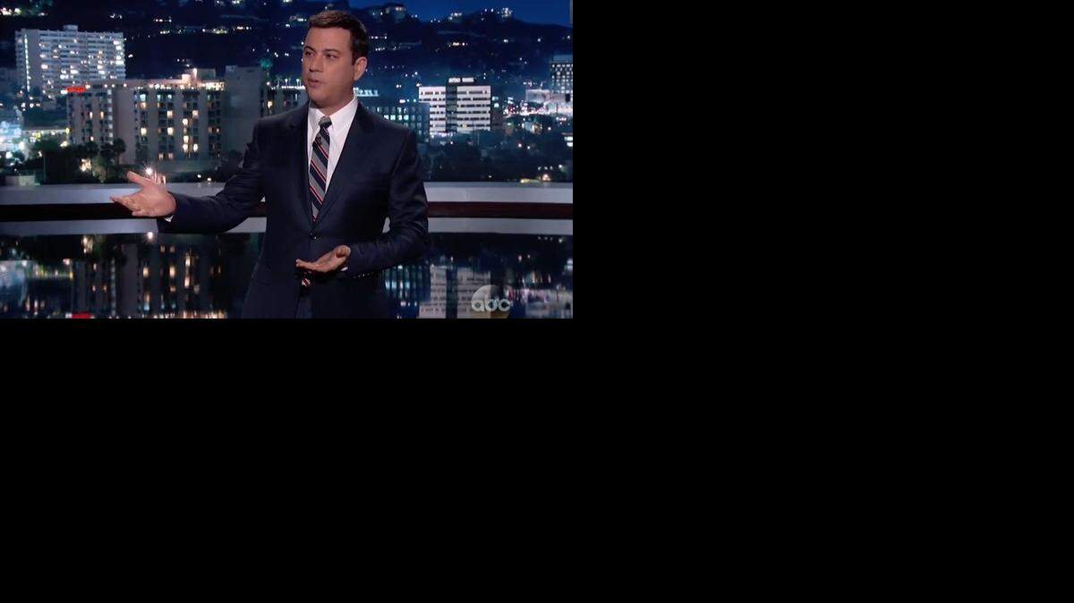 
Screenshot from Tuesday night’s “Jimmy Kimmel Live.”
