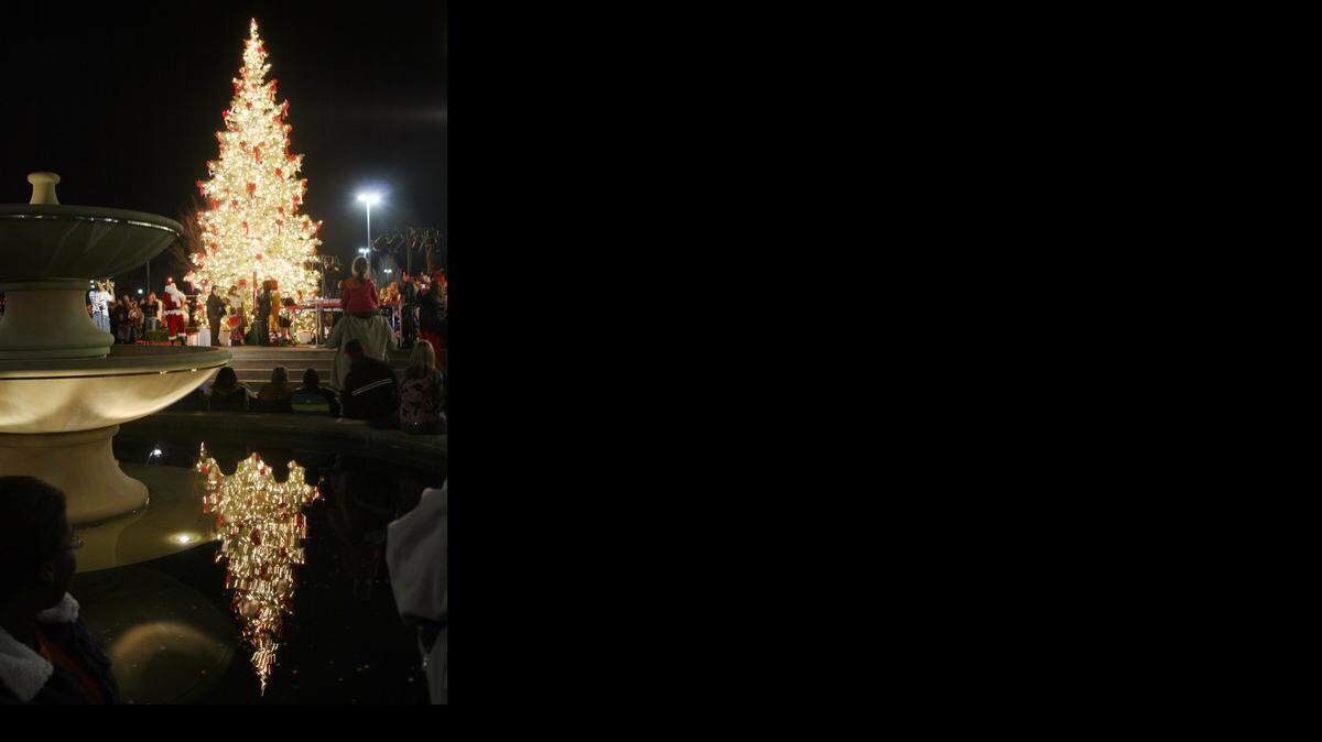 
The Bradley Fair Christmas tree lighting happens on Saturday. 
