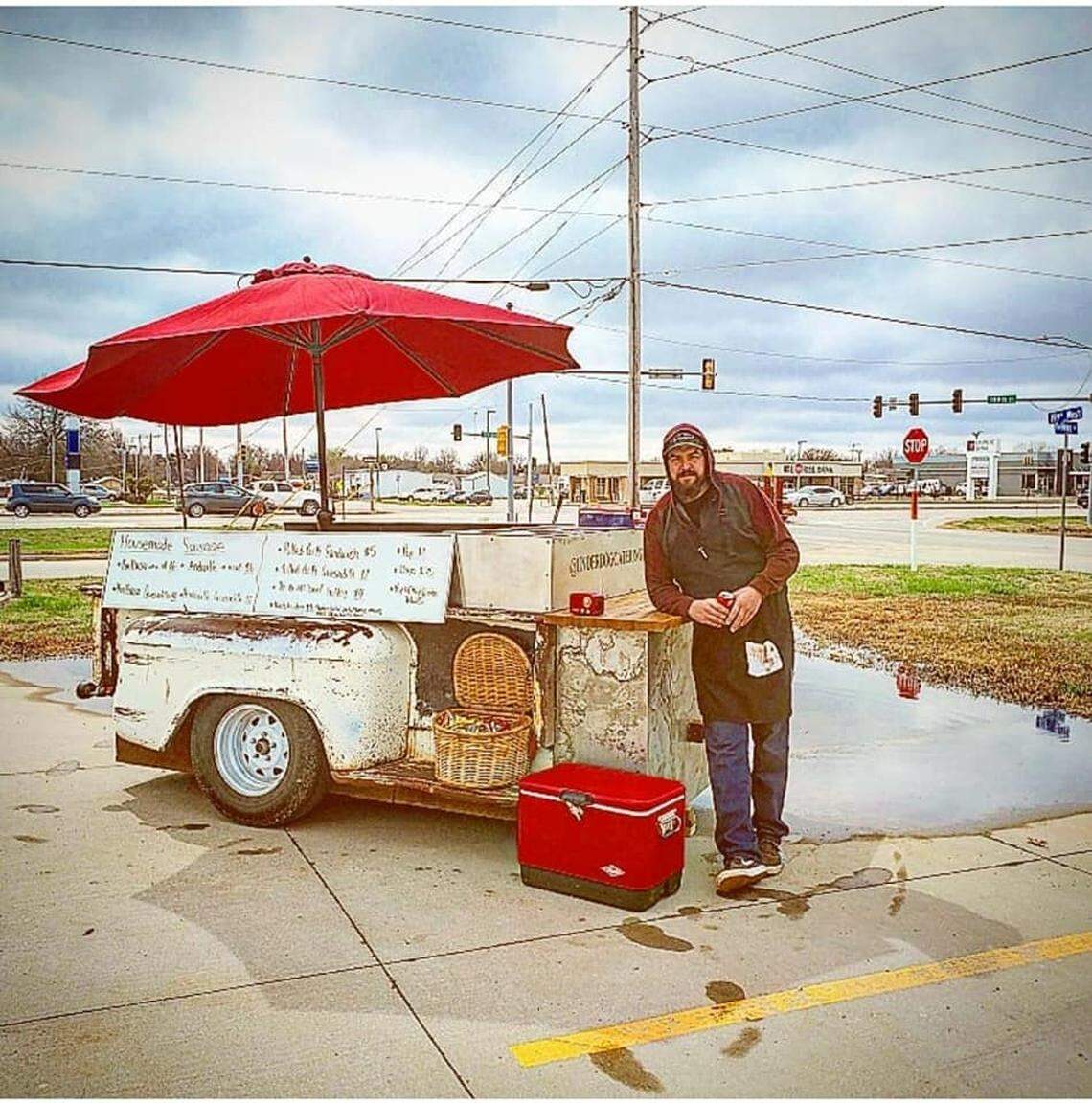 Early on, the Biggs family sold Mexican food from this converted Chevy truck bed.