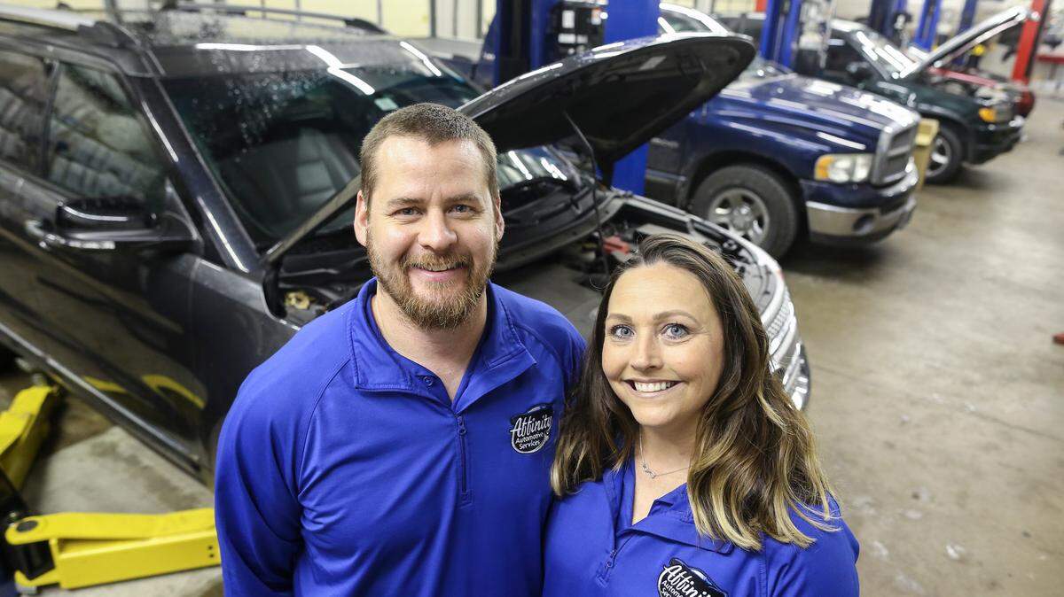 Mark and Summer Guerrero are the owners of Affinity Automotive Services at 2606 W. Pawnee.