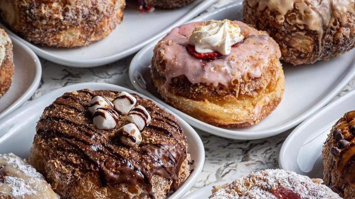 Parlor Doughnuts specializes in “layered doughnuts,” also known as cronuts.
