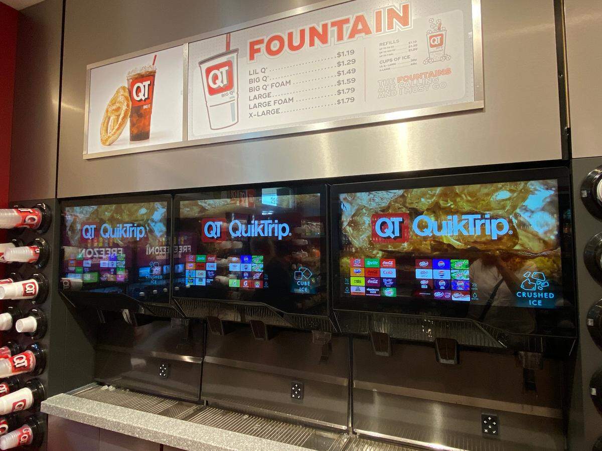 QuikTrip has made substantial changes to its beverage dispensers at its 29th and Maize Road store along with the one at Harry and Oliver. All of its Wichita-area stores will receive upgrades by late this summer.