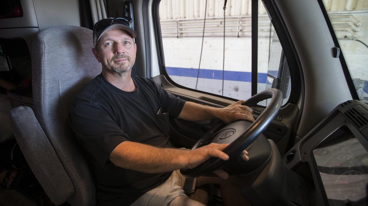 On July 1, all new commercial driver's license applicants and people renewing their licenses will be required to complete the Truckers Against Trafficking training that helps them spot and respond to human trafficking. Jesse Pilant is a driver with J&H Trucking in Andover who has already completed the training.