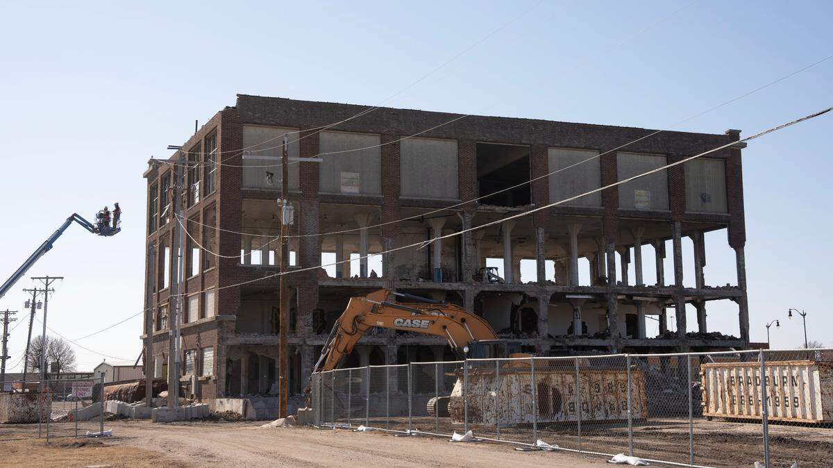 The old warehouse at the corner of Washington and Waterman is coming down, but it’s been home over the decades to a few interesting businesses.