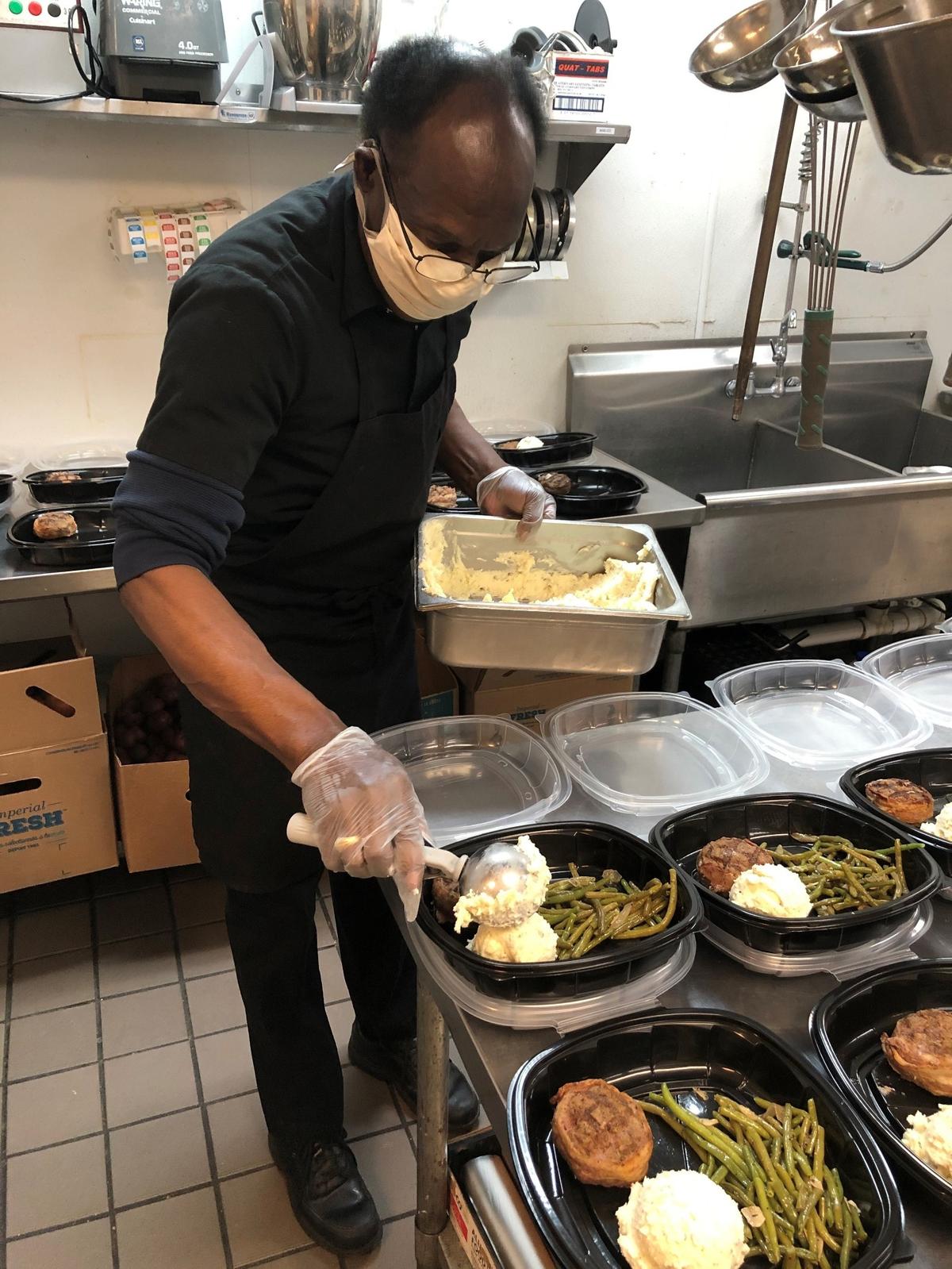 Instead of buffets, Corporate Caterers of Wichita is now focusing on boxed meals that can be wheeled in piping hot and ready to eat.