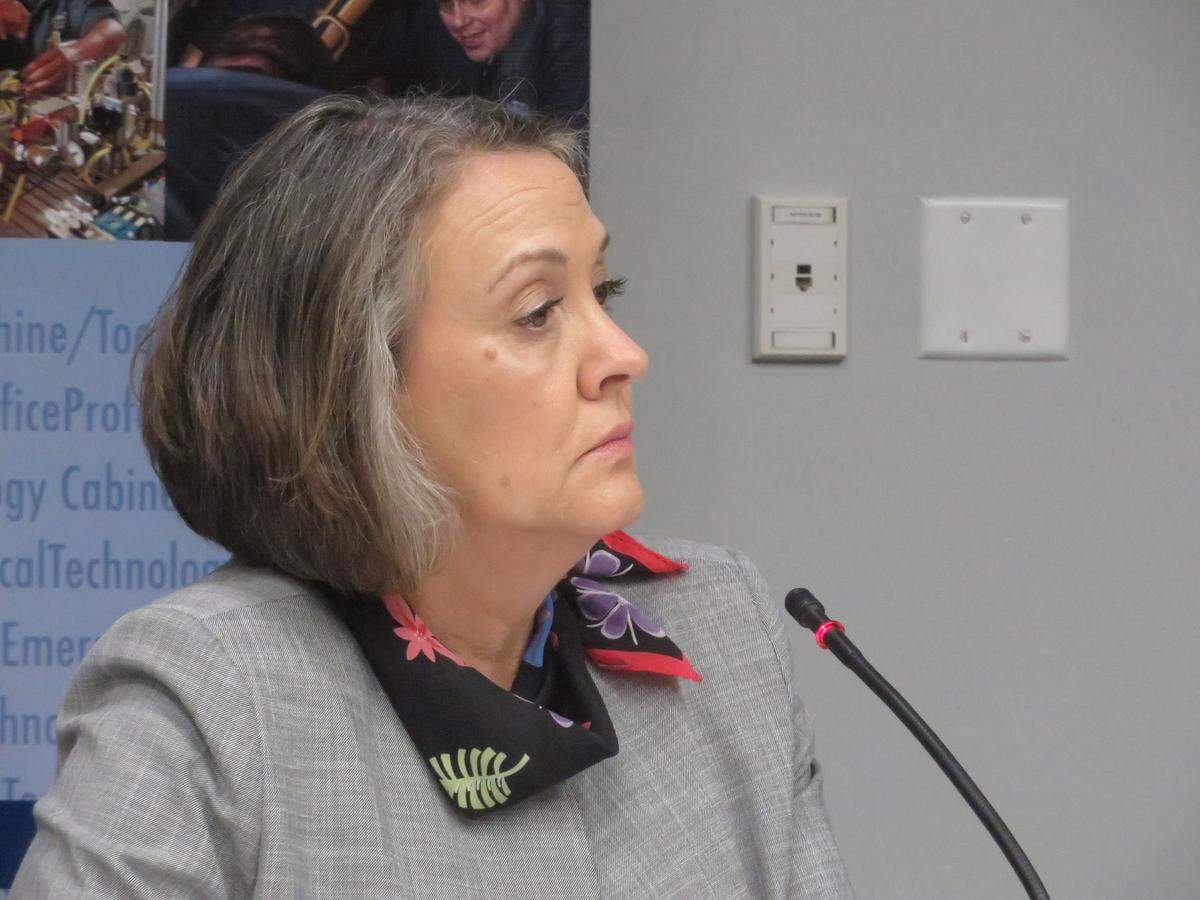 KCC Chairwoman Shari Feist Albrecht