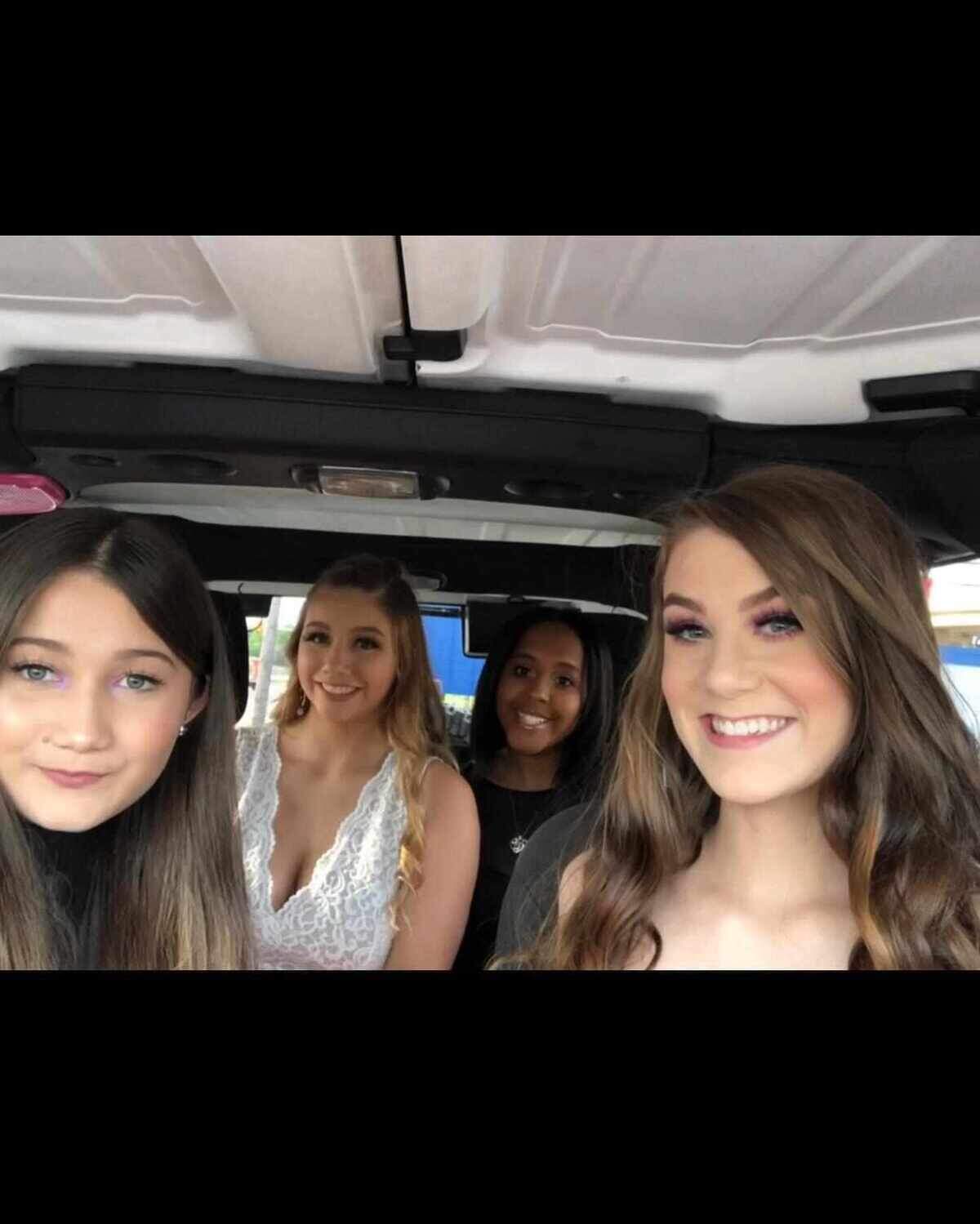 The “Four Musketeers” pose for a 2019 photo when they were going to an Ariana Grande concert in Oklahoma.