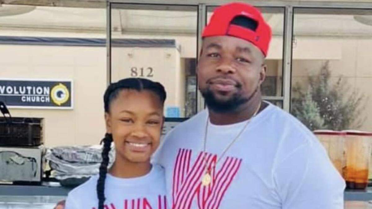 Willie Finley, right, is the owner of Willie’s Wings food truck. He’s about to start a new food truck park at Kellogg and Woodlawn. Finley is pictured here with his daughter, Marissa.
