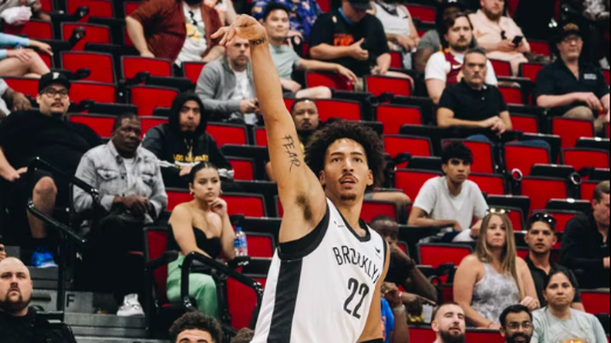 Former KU All-American Jalen Wilson is looking to reach the NBA with the Brooklyn Nets. He scored a team-high 17 points in his Summer League debut in Las Vegas on Friday.