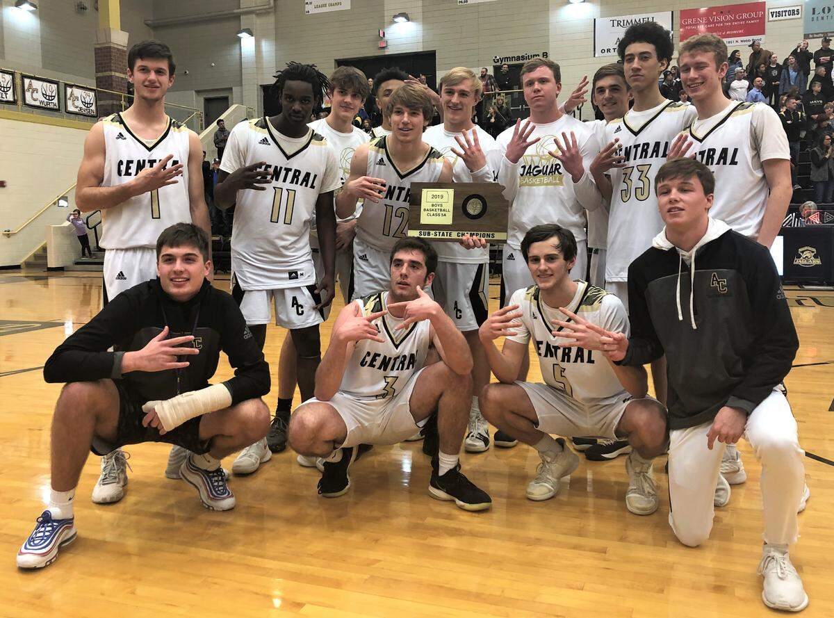 Andover Central boys basketball team