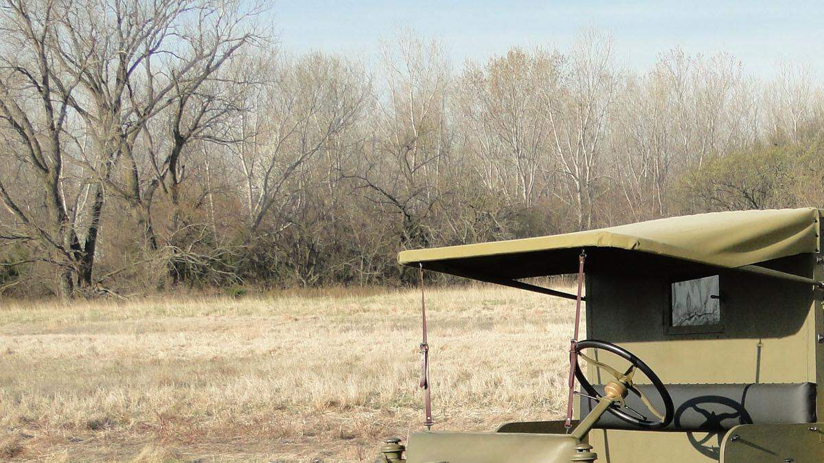 With no original drawings available, David O'Neal had to do countless hours of research to accurately recreate an M1917 World War I military ambulance. `I wanted it to be as accurate as possible,' he says.