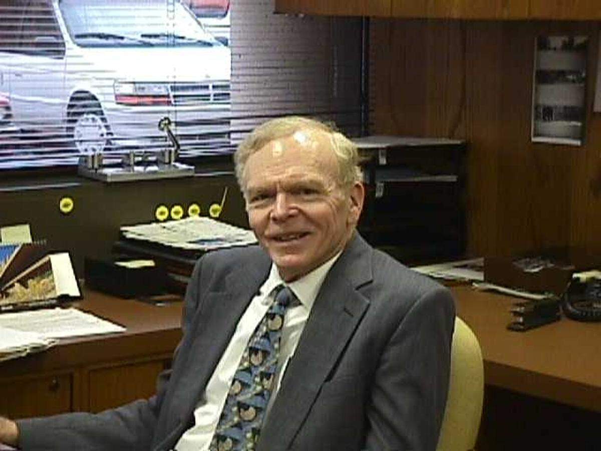 Martin Eby Jr. of Eby Construction in a vintage photo from when he worked at the firm. Even as recently as six months ago, the 90-year-old was asking for a company directory to keep up with employees.
