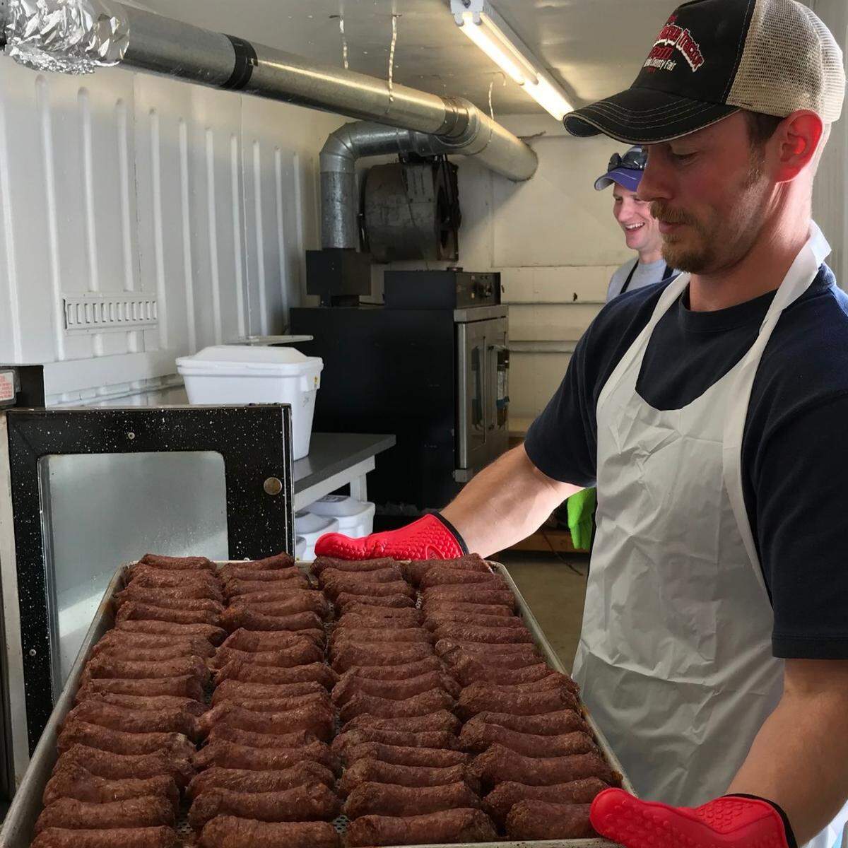 German sausage will also be an attraction at the Kansas Mennonite Relief Sale.