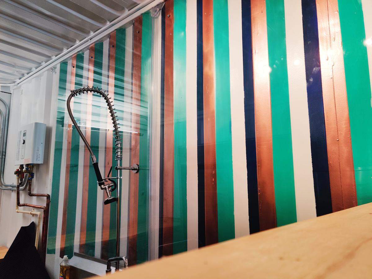 The new Taco Locale restaurant will have space for a few stand-up tables along a wall and a toppings bar, where people can dress their own tacos.