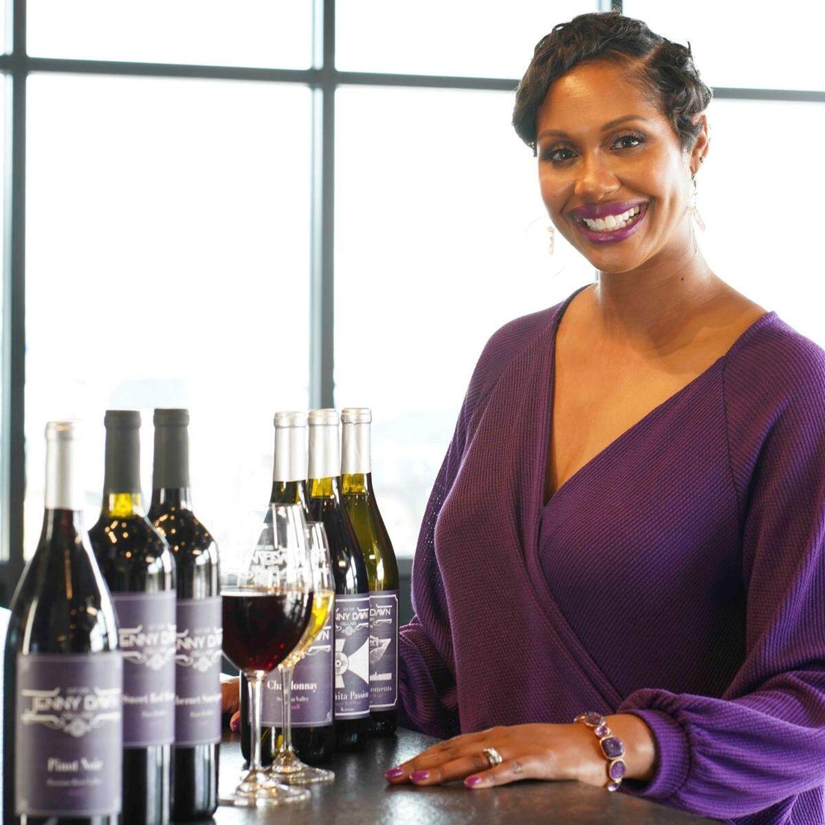 Jennifer McDonald says her Jenny Dawn Cellars is expanding to the space next door, which will allow her to double her tasting room seating.
