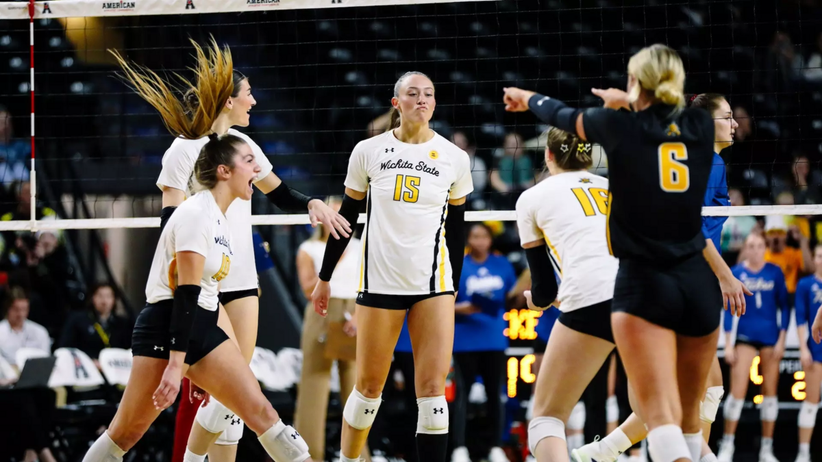 Morgan Stout grew up surrounded by wheat fields and tornadoes in Fowler, Kansas (population: 514) and finished as one of the best middle hitters to ever come through Wichita State.