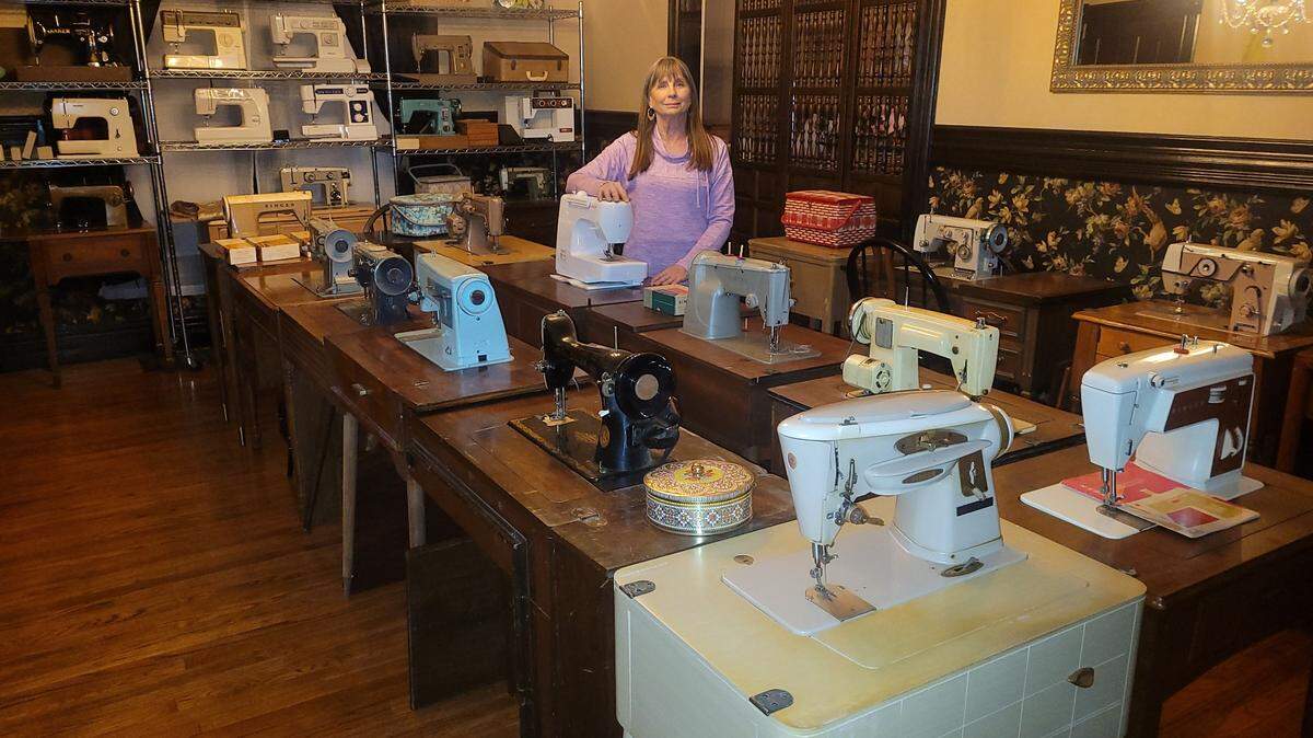 Katrina Stockton’s Sewing History Museum will open Friday in the Chapman-Noble House in historic Midtown. The museum’s collection of more than 400 sewing machines date from the mid-1800s and demonstrate the progression of sewing technology.